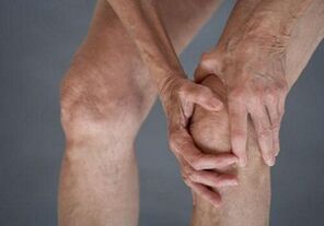 kai kanka da gwiwa tare da arthrosis