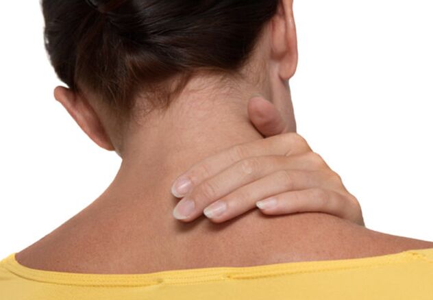 Zafi a wuya tare da osteochondrosis na cervical kashin baya